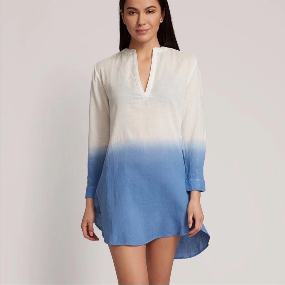 Ombré Shirt Dress